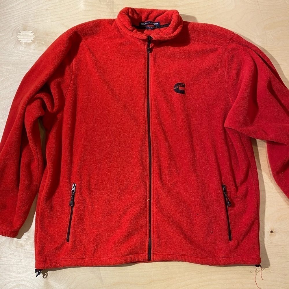 Devon & Jones Fleece Jacket with Cummins Logo 2XL (IG)